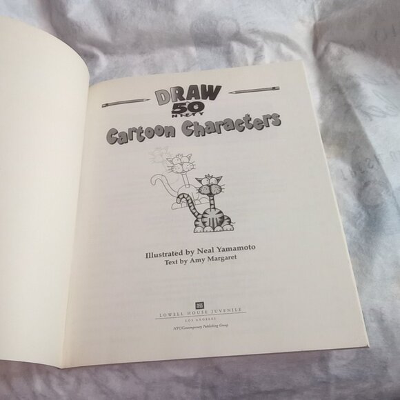 Fifty Nifty: 50 Nifty Cartoon Characters to Draw by Neal Yamamoto 1998 - Picture 2 of 8